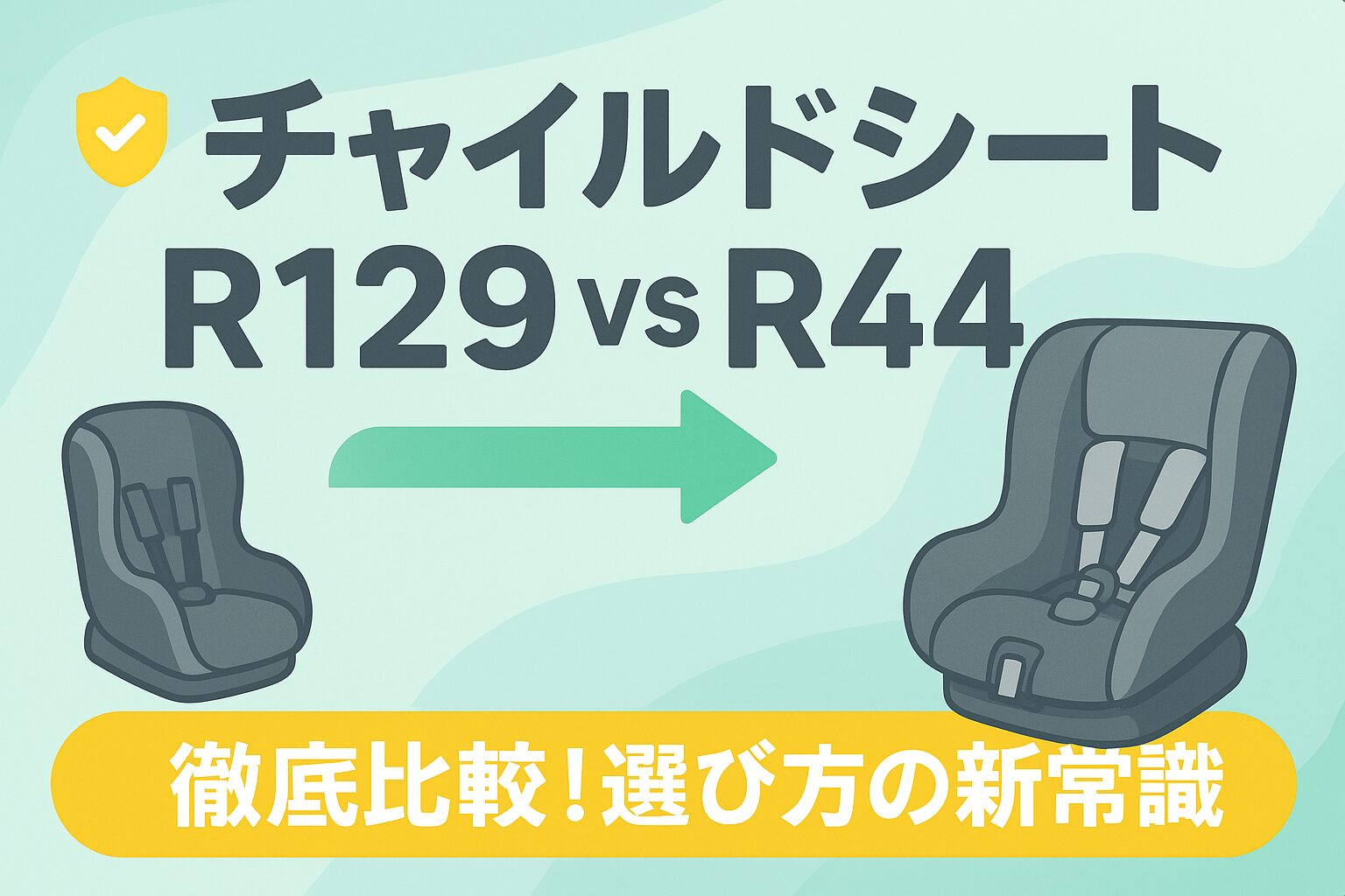 大切な小さな命を守るために：チャイルドシート安全基準R44とR129（i-Size）を徹底比較！