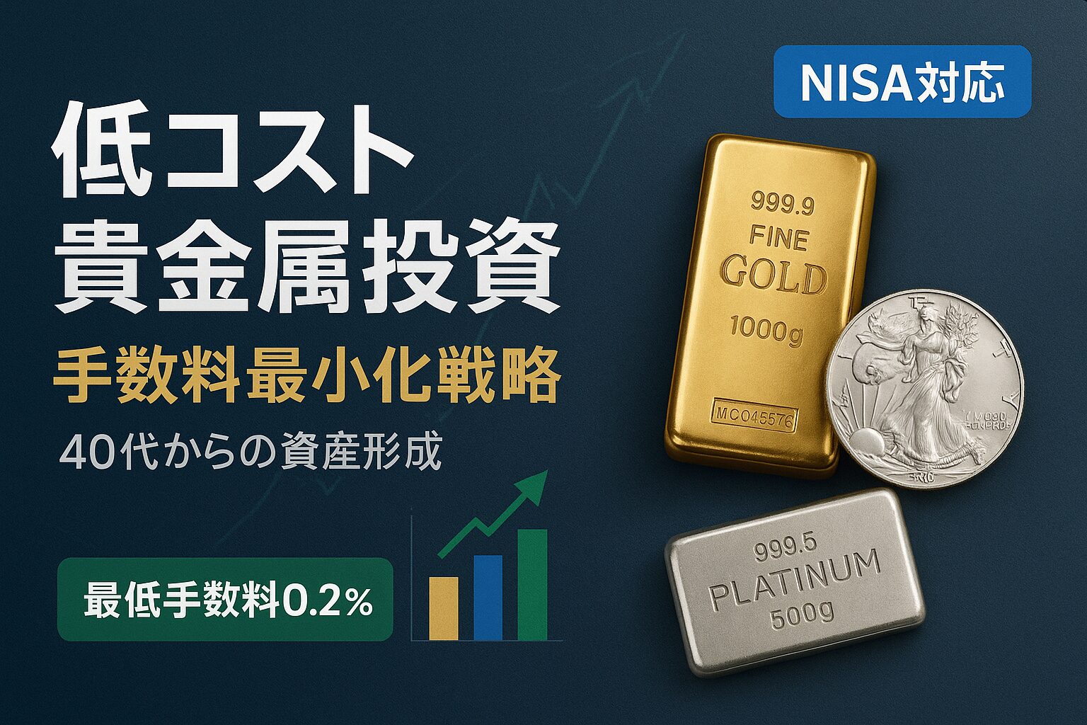 日本で購入可能な低コスト貴金属投資商品